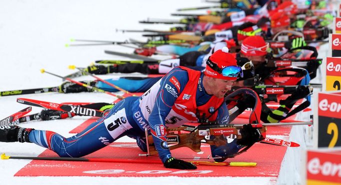 Biatlon, SP NMNM, stíhačka M: Michal Šlesingr