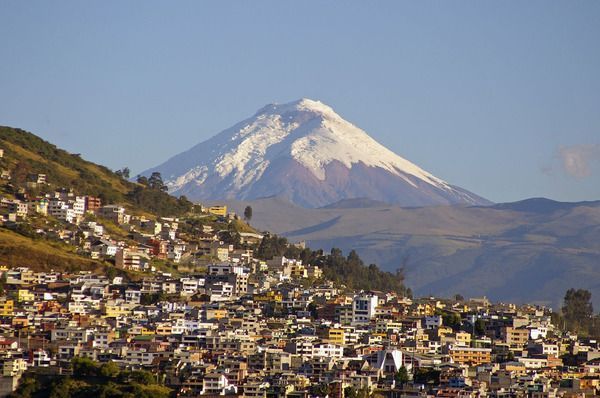 Sopka Cotopaxi v Ekvádoru