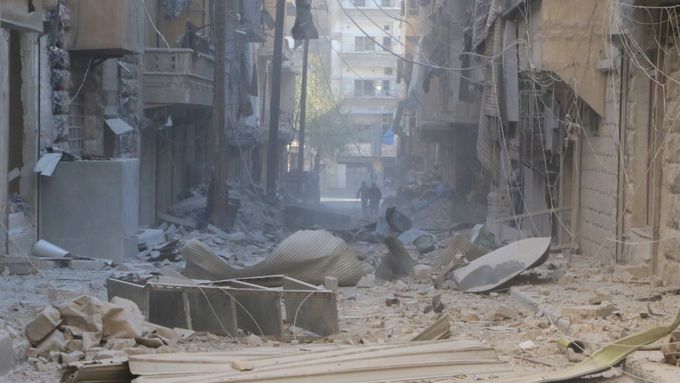 Situace v syrském Aleppu.