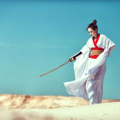 samuraj, žena