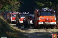 Hasiče na severu Moravy zaměstnával silný vítr i déšť