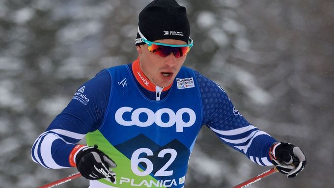 Český běžec na lyžích Michal Novák.