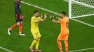 Soccer Football - Europa League Final - Villarreal v Manchester United - Polsat Plus Arena Gdansk, Gdansk, Poland - May 26, 2021 Villarreal's Mario Gaspar celebrates with