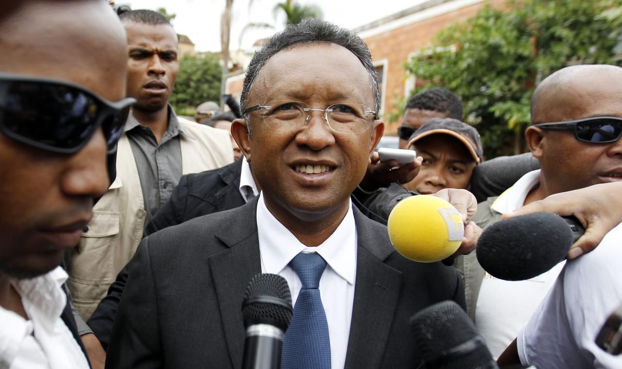 Madagaskar - prezident - Hery Rajaonarimamapianina
