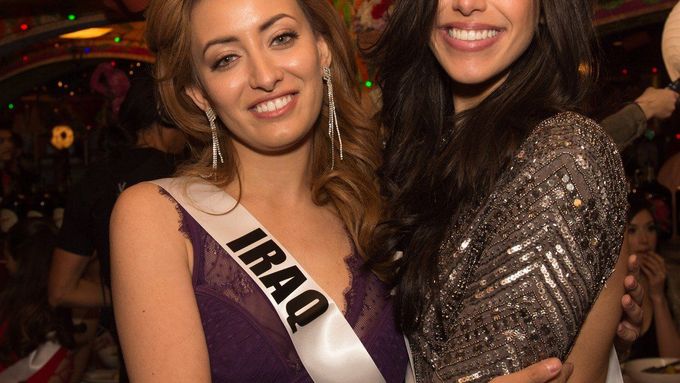 Miss Irák na soutěži v Las Vegas.