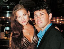 Jaromír Jágr a Andrea Verešová