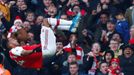 Soccer Football - Premier League - Arsenal v Chelsea - Emirates Stadium, London, Britain - December 29, 2019 Arsenal's Pierre-Emerick Aubameyang celebrates scoring their