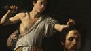 Caravaggio: David s hlavou Goliáše, Řím, zhruba z let 1600 až 1601