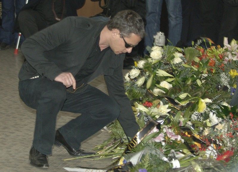 Pohřeb Karla Svobody - přišel i režisér Filip Renč