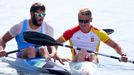 OH 2016, rychlostní kanoistika - K1: Josef Dostál a Marcus Walz (ESP)