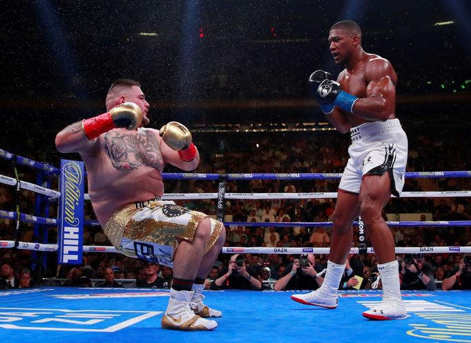 Andy Ruiz v utkání s Anthony Joshuou (2019)