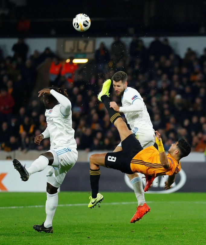 Soccer Football - Europa League - Group L - Wolverhampton Wanderers v Slovan Bratislava - Molineux Stadium, Wolverhampton, Britain - November 7, 2019  Slovan Bratislava's