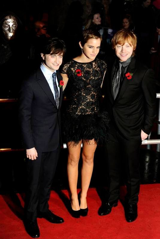 Premiéra filmu Harry Potter - Daniel Radcliffe, Emma Watson a Rupert Grint