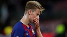 Frenkie de Jong po zápase LM Barcelona - Slavia Praha