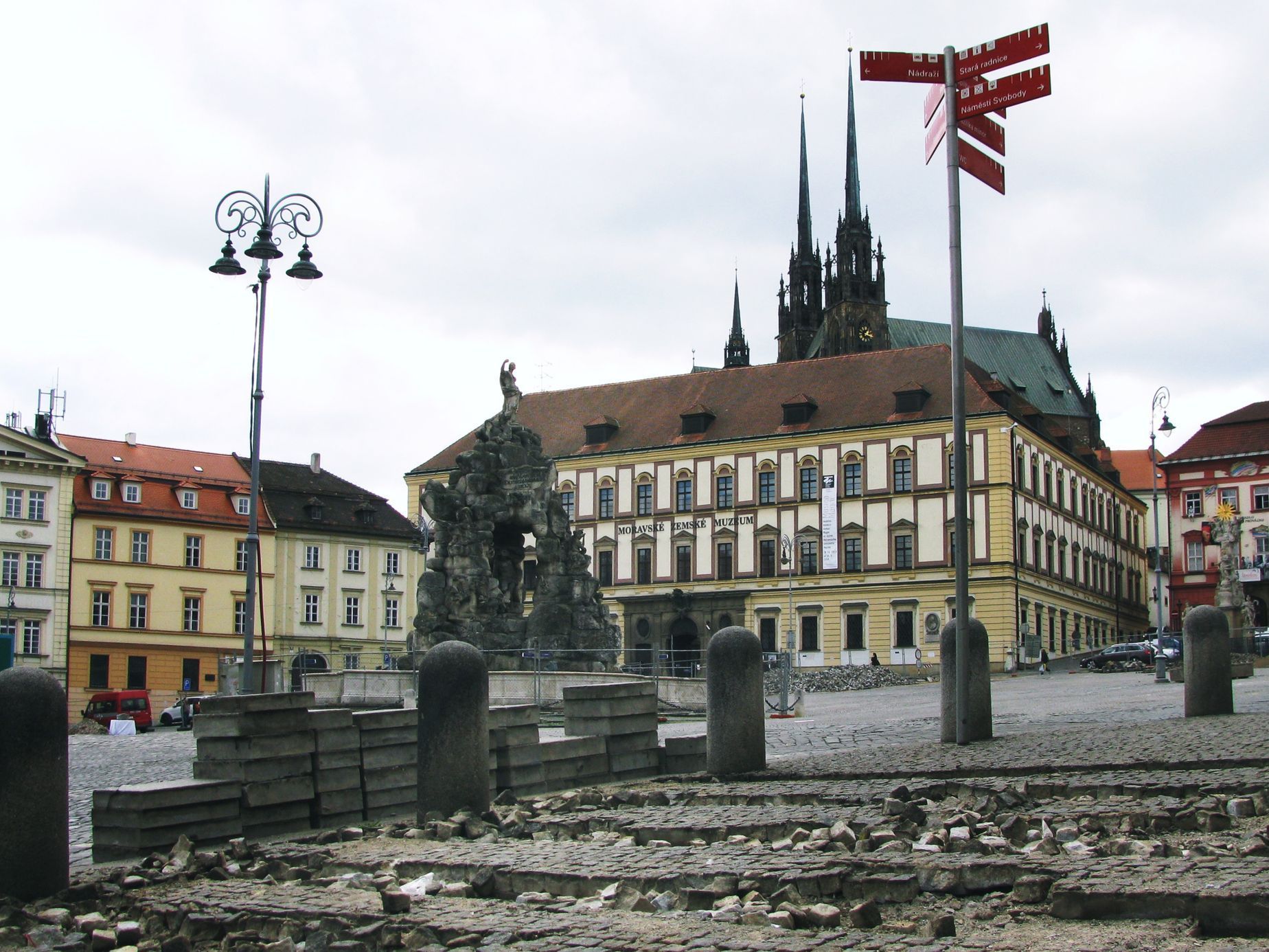Rekonstrukce Zelný trh Brno