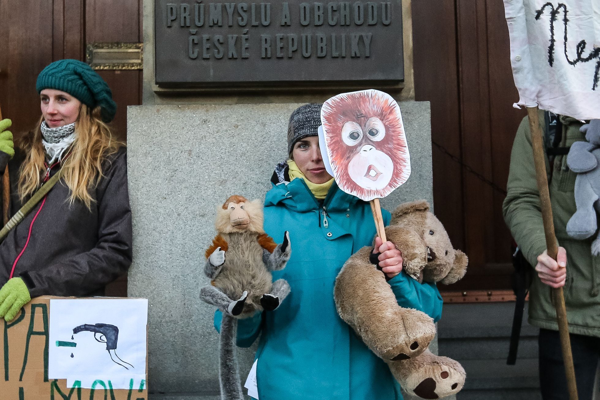 Demonstrace proti využívání palmového oleje do biopaliv