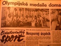 Archivní foto deníku Československý sport z olympiády v roce 1980.