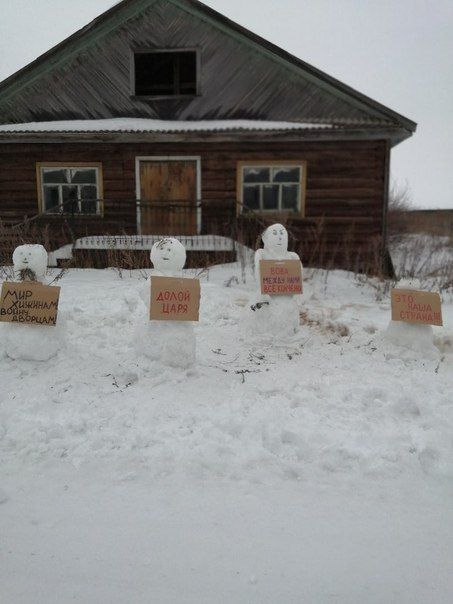 Sněhuláci v rusku