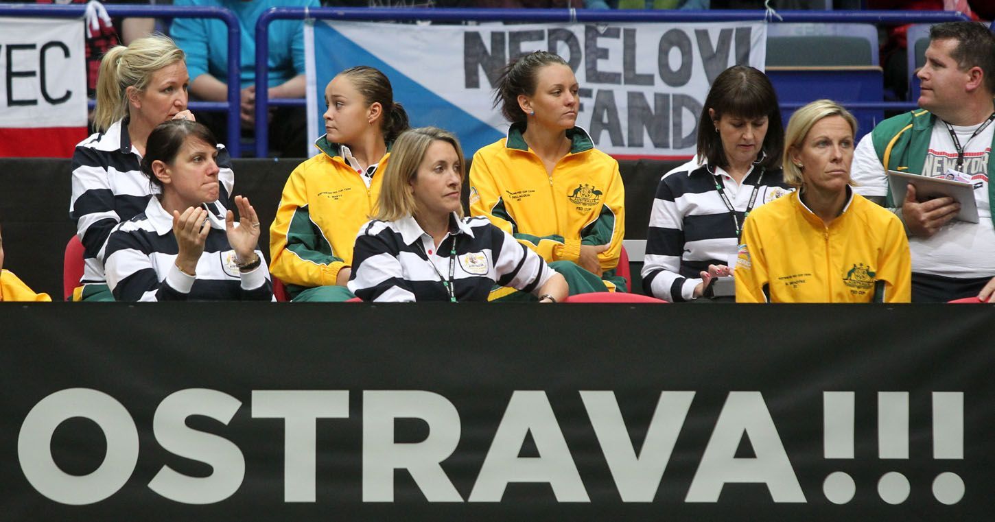 Fed Cup Česko - Austrálie: australská lavička