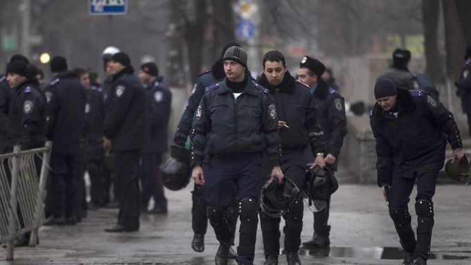 Policie na Krymu - ilustrační foto.
