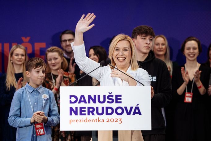 Danuše Nerudová děkuje všem, kteří ji volili.