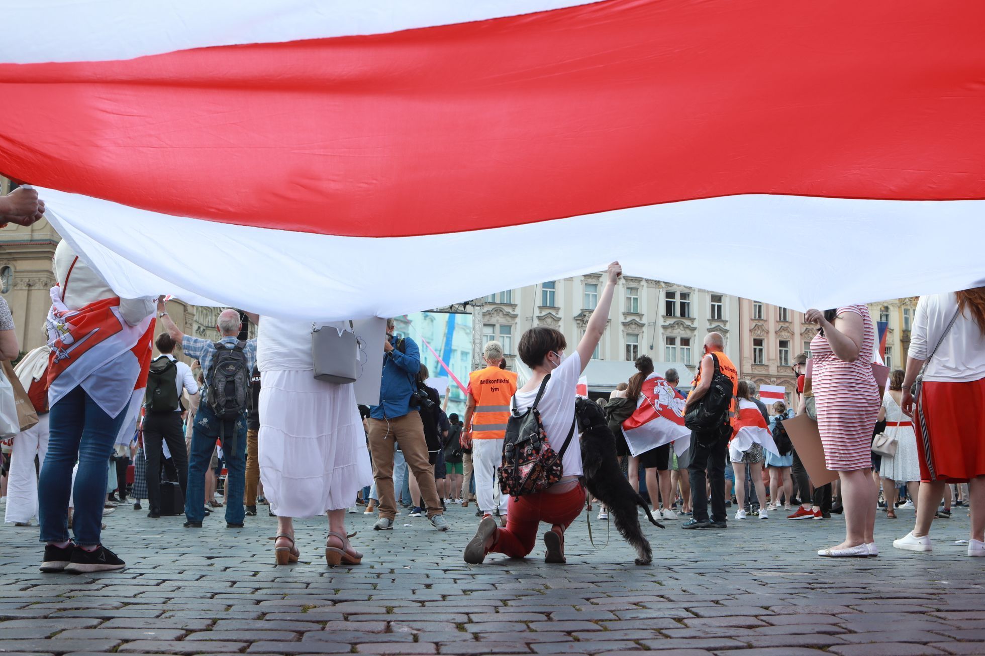 cichanouská praha bělorusko demonstrace