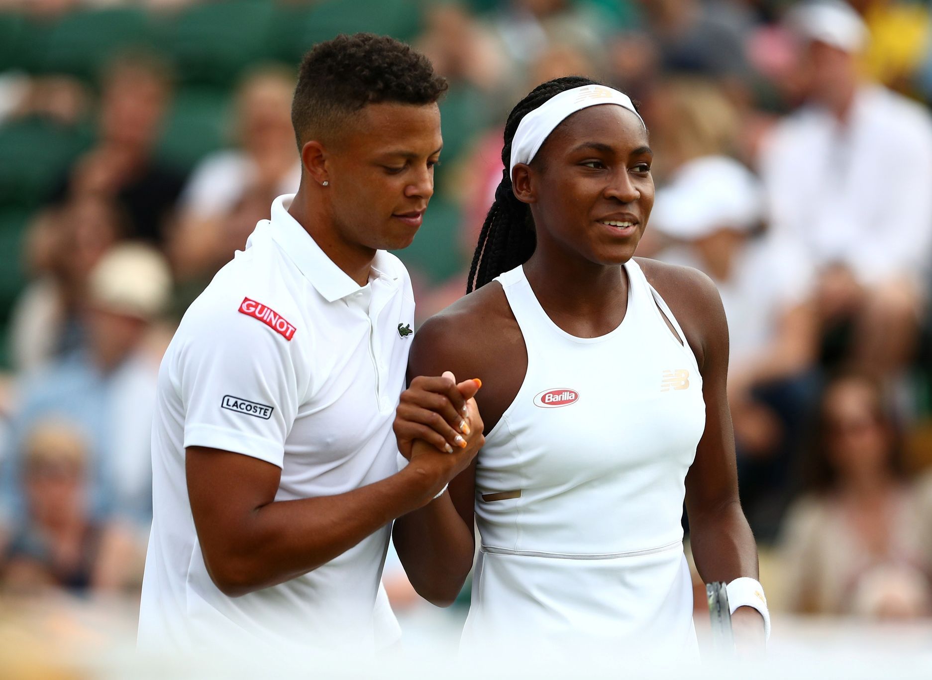 Jay Clarke a Coco Gauffová, Wimbledon 2019