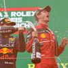 Max Verstappen, Red Bull  a Charles Leclerc, Ferrari při GP Rakouska F1 2022
