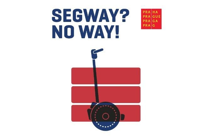 Segway v Praze plakát