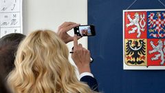 Andrej Babiš Monika Babišová selfie u voleb do Evropského parlamentu 2014