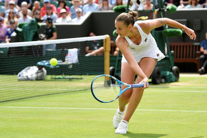 Karolína Plíšková v osmifinále Wimbledonu 2019