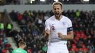 Harry Kane slaví gól v utkání kvalifikace ME 2020 Česko - Anglie