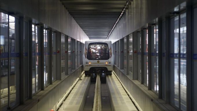 Čínské metro. Ilustrační foto.
