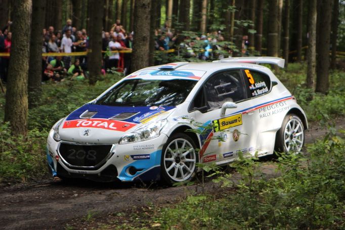 Barum rallye 2014: Kevin Abbring, Peugeot 208 T16