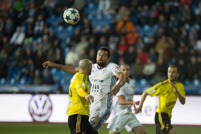 Baník Ostrava - Karviná, fotbalová liga (Baroš)