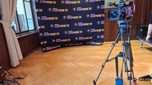 Volební štáb Pirátů.