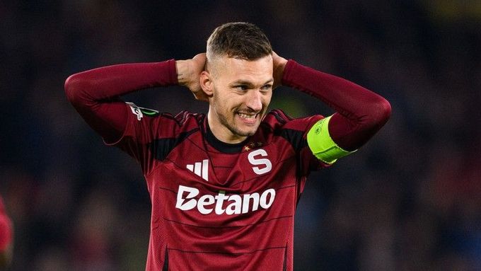 Kapitán fotbalové Sparty Lukáš Haraslín