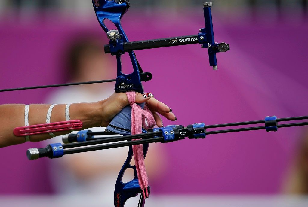 Britská lukostřelkyně, nehty na olympijských hrách v Londýně 2012