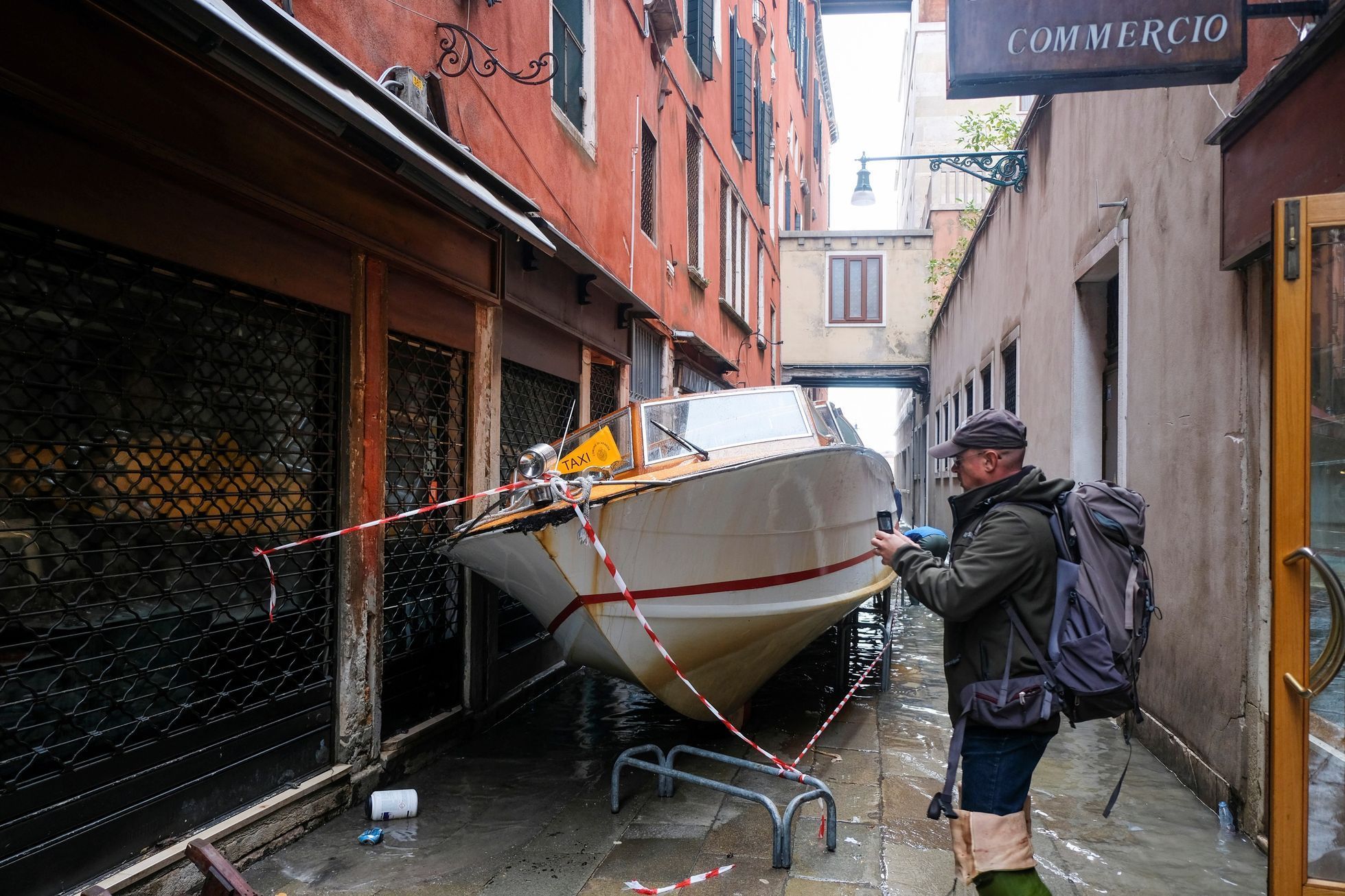 Povodně v Benátkách.