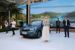 Premiéra nového SUV se uskutečnila na české ambasádě v Pekingu.