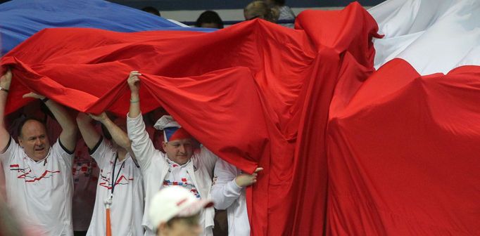 Fed Cup Česko - Austrálie: čeští fanoušci