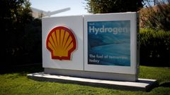 FILE PHOTO: A Shell hydrogen station is seen in Torrance