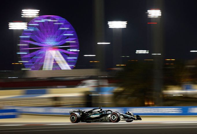 George Russell, Mercedes v kvalifikaci na VC Bahrajnu F1 2025