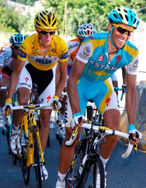 Andy Schleck Alberto Contador