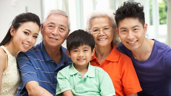 Lidé, rodina, asiaté, japonci