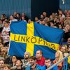 Švédští fanoušci ve čtvrtfinále MS do 20 let Česko - Švédsko