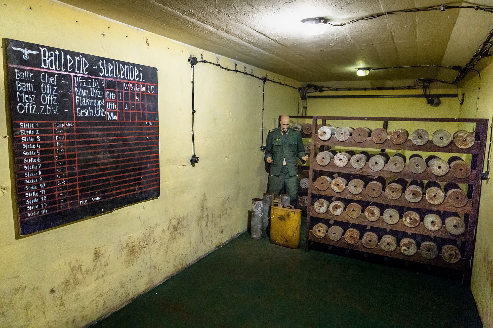 Polsko, podzemní bunkry baterie Vineta