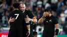 Semifinále MS v ragby 2019, Anglie - Nový Zéland: Zklamaní All Blacks po zápase.