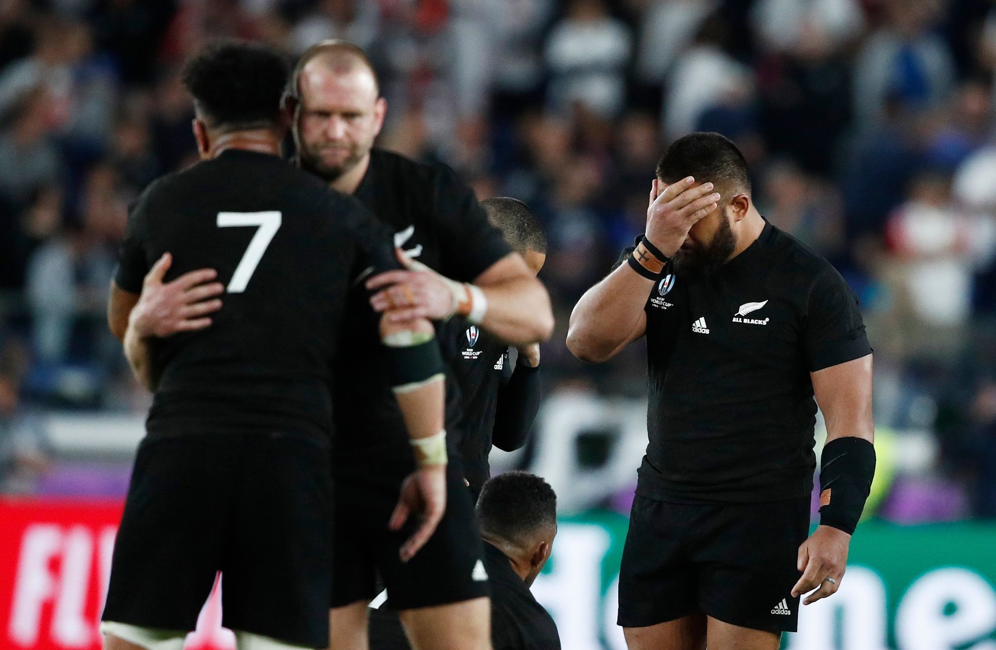 Semifinále MS v ragby 2019, Anglie - Nový Zéland: Zklamaní All Blacks po zápase