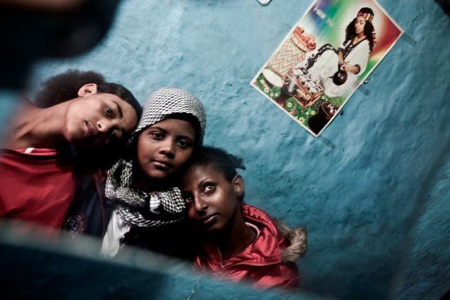 Etiopie 2010 - tři dětské prostitutky